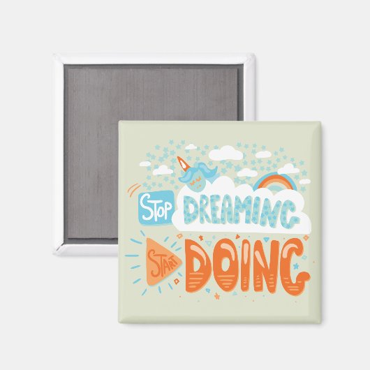 Stop met dromen, begin met Honeydew Magneet (Voorkant / Achterkant)