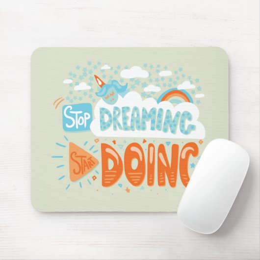 Stop met dromen, begin met Honeydew Muismat (Met muis)