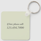 Stop met dromen, begin met Honeydew Sleutelhanger (Achterkant)