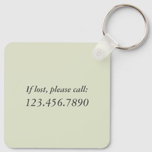 Stop met dromen, begin met Honeydew Sleutelhanger (Achterkant)