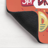 Stop met dromen, begin met Oranje rood doen Muismat (Hoek)