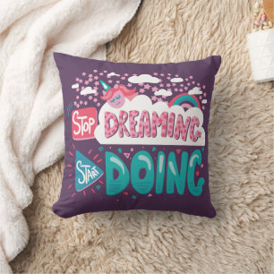 Stop met dromen, begin met Paarse doen Kussen