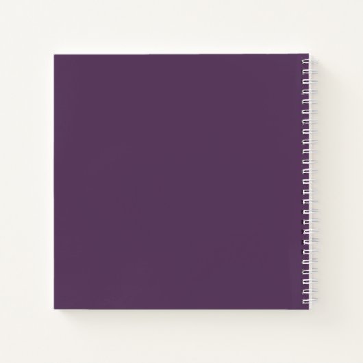 Stop met dromen, begin met Paarse doen Notitieboek (Achterkant)