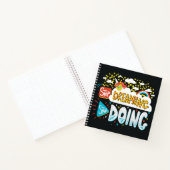 Stop met dromen, begin met zwart doen notitieboek (Binnen)