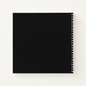 Stop met dromen, begin met zwart doen notitieboek (Achterkant)