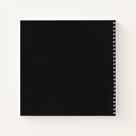 Stop met dromen, begin met zwart doen notitieboek (Achterkant)