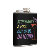 Stop met een vuist maken uit mijn Daiquiri Funny Q Heupfles (Rechts)