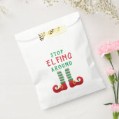 Stop met Elfing rond Funny Gezegde Green Bedankzakje (Gezegeld)