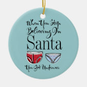 Stop met geloven in Ornament voor ondergoed van de (Voorkant)