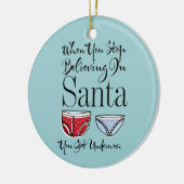 Stop met geloven in Ornament voor ondergoed van de (Links)