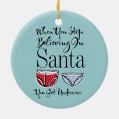 Stop met geloven in Ornament voor ondergoed van de (Achterkant)