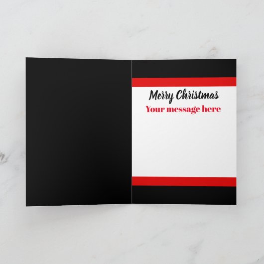 Stop met geloven in Santa ondergoed en berichtkaar Feestdagen Kaart (Binnen)