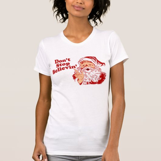 Stop met geloven t-shirt (Voorkant)
