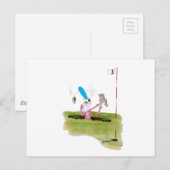 Stop met graven - Golf, Tony Fernandes Briefkaart (Voorkant / Achterkant)