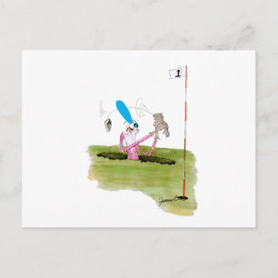 Stop met graven - Golf, Tony Fernandes Briefkaart