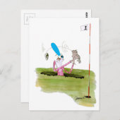 Stop met graven - Golf, Tony Fernandes Briefkaart (Voorkant / Achterkant)