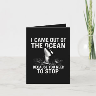 Stop met haardige humor Oceaan surfen  Feestdagen Kaart