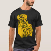 Stop met haten voor luie mensen Recliner-stoel Gra T-shirt (Voorkant)