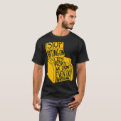 Stop met haten voor luie mensen Recliner-stoel Gra T-shirt (Voorkant volledig)