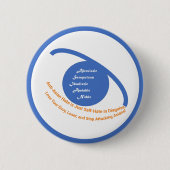 Stop met het aanvallen van Aziatische Button (Voorkant)