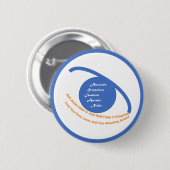 Stop met het aanvallen van Aziatische Button (Voorkant /achterkant)