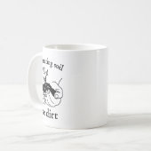 Stop met het behandelen van grond als vuilcadeau v koffiemok (Voorkant links)