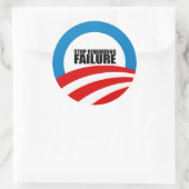 STOP MET HET BELONEN VAN MISLUKKINGEN RONDE STICKER (Tas)