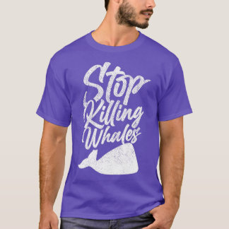 Stop met het doden van walvissen 2 t-shirt