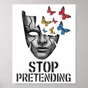 Stop met het doen alsof je tegen Trump protesteert Poster