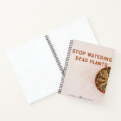 Stop met het drinken van dode Planten Notitieboek (Binnen)