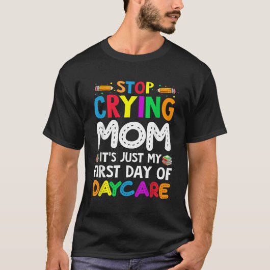 Stop met het drogen van mama Het is gewoon mijn ee T-shirt (Voorkant)