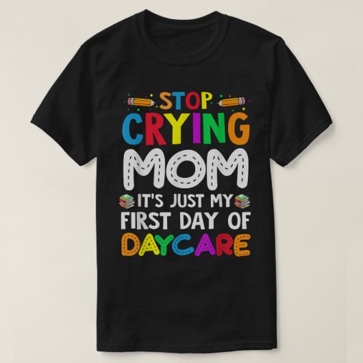 Stop met het drogen van mama Het is gewoon mijn ee T-shirt (Design voorkant)