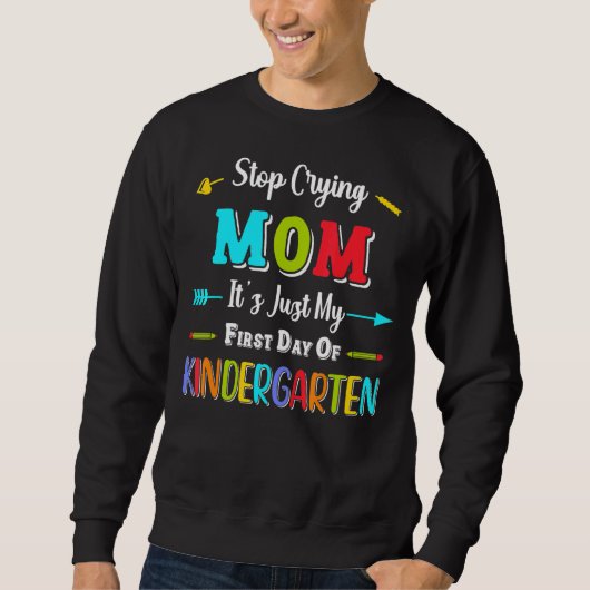 Stop met het drogen van mama Het is nog maar mijn Trui (Voorkant)