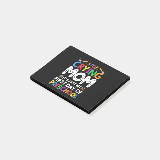 Stop met het drogen van mama... post-it® notes (Schuin)