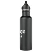 Stop met het eten van dieren Vegan Veganisme Waterfles (Rechts)