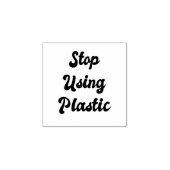 Stop met het gebruik van plastic: liberaal politie rubberstempel (Afrduk)