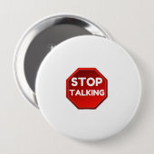 STOP MET HET GEBRUIKEN VAN SIGN RONDE BUTTON 4,0 CM (Voorkant /achterkant)
