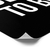 Stop met het gemiddelde zijn, je bent bedoeld om g poster (Hoek)