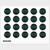Stop met het lezen van mijn sticker en pak je eige (Vel)
