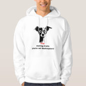 Stop met het maken van drama unisex hoodie (Voorkant)