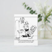 Stop met het maken van je nagels briefkaart (Staand voorkant)