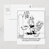 Stop met het maken van je nagels briefkaart (Voorkant / Achterkant)