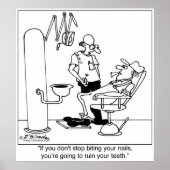 Stop met het maken van je nagels poster (Voorkant)