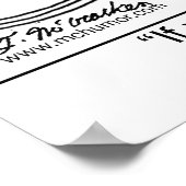 Stop met het maken van je nagels poster (Hoek)