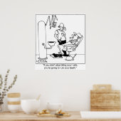 Stop met het maken van je nagels poster (Keuken)