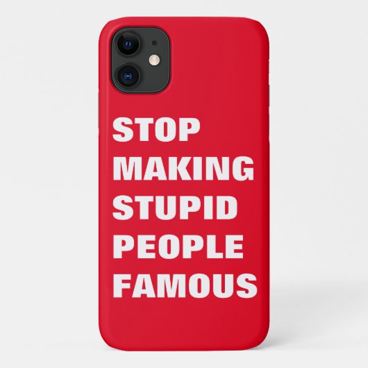 Stop met het maken van stoutmoedige mensen beroemd Case-Mate iPhone case (Achterkant)