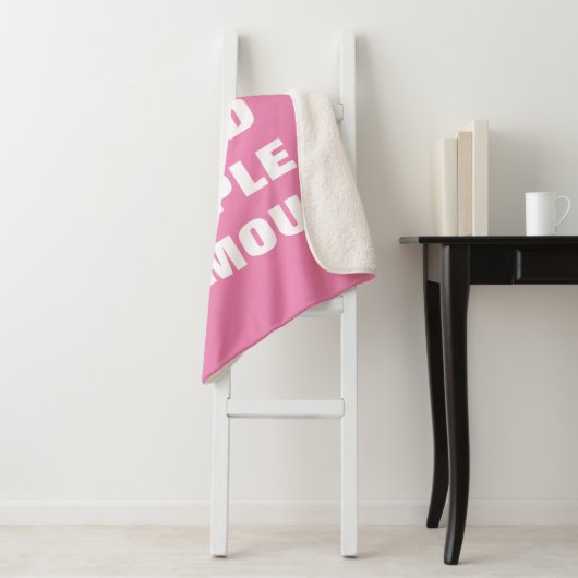 Stop met het maken van stoutmoedige mensen beroemd sherpa deken (In situ)