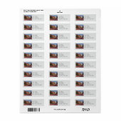 Stop met het met de hand schrijven van adres Rode Etiket (Full Sheet)