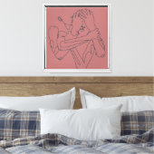 Stop met het overdenken van het ontwerp canvas afdruk (Insitu (Slaapkamer))