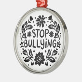 Stop met het pesten van anti-pestleraar metalen ornament (Links)